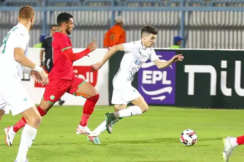 صلاح محسن بطل المباراة.. المصري ينهي الدور الأول للدوري بالفوز على مودرن سبورت